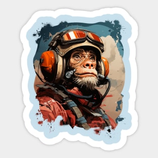 Monkeynaut Sticker